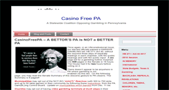 Desktop Screenshot of casinofreepa.org